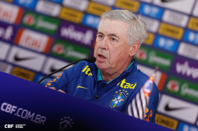 Ancelotti convoca Sele&ccedil;&atilde;o para eliminat&oacute;rias sem Neymar e Vin&iacute;cius J&uacute;nior