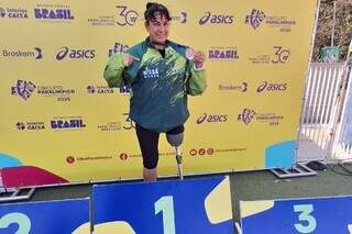 Atleta de MS garante medalha no Circuito Paral&iacute;mpico em S&atilde;o Paulo