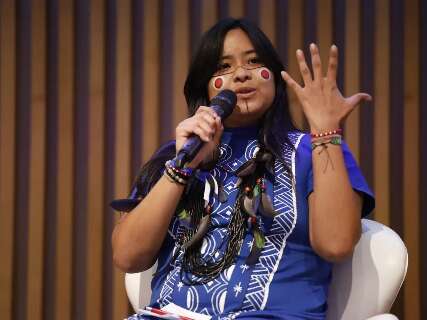 L&iacute;der terena emociona em abertura de confer&ecirc;ncia com alerta sobre o Pantanal
