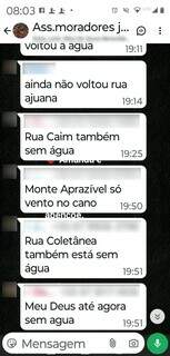 "Toda semana": moradores do Jardim Inápolis reclamam da falta de água "Toda semana": moradores do Jardim Inápolis reclamam da falta de água
