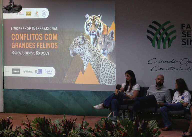 Imagens do evento Workshop Conflito com Grandes Felinos (Foto: Osmar Veiga)