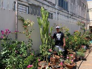 Decco j&aacute; cuidou de gado, mas hoje quem manda na rotina s&atilde;o as flores