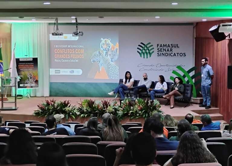 Imagens do evento Workshop Conflito com Grandes Felinos (Foto: Osmar Veiga)