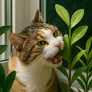 Meu gato come plantas: o que fazer e quais esp&eacute;cies podem intoxicar