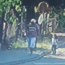 V&iacute;deo mostra suspeito de assassinato saindo com menina de 6 anos