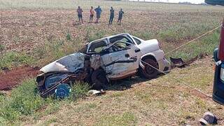 Colis&atilde;o frontal na MS-379 mata motorista e deixa outro ferido