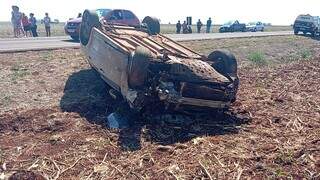 Colis&atilde;o frontal na MS-379 mata motorista e deixa outro ferido