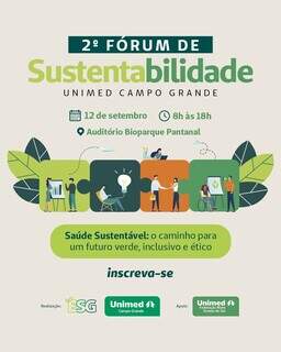F&oacute;rum de Sustentabilidade da Unimed &eacute; um encontro para pensar o amanh&atilde;