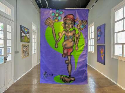 Casa de Cultura recebe exposi&ccedil;&atilde;o da grafiteira Marilena Grolli