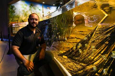 De peixinhos de brinquedo a Bioparque, bi&oacute;logo realiza sonho de inf&acirc;ncia