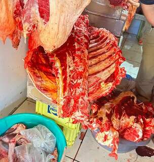 Mais de 1,4 tonelada de carne clandestina &eacute; apreendida em Bandeirantes