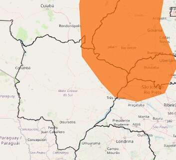 Inmet emite alerta laranja para baixa umidade a 12% em 15 cidades de MS