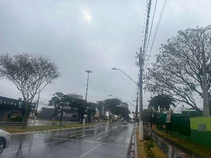 Frente fria derruba temperaturas e sensa&ccedil;&atilde;o t&eacute;rmica chega a 3,6&ordm;C em Dourados