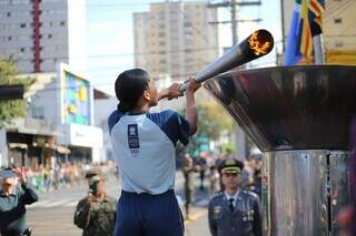 Veja como Riedel, militares e estudante abriram desfile de 7 de setembro
