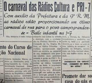 Gostem ou n&atilde;o, Campo Grande &eacute; terra de Carnaval e hist&oacute;ria comprova 