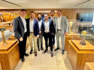 Delegação de MS cumpre agenda na CBF em busca de maior protagonismo no futebol Delegação de MS cumpre agenda na CBF em busca de maior protagonismo no futebol