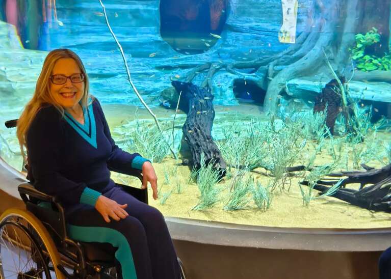 Paciente em cuidados paliativos realiza sonho de visitar o Bioparque