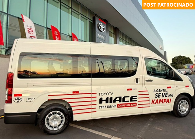 Kampai Toyota apresenta a nova Hiace de Passageiros na Capital