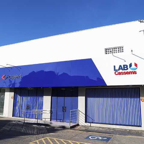 Lab Cassems tem sempre uma unidade exclusiva pr&oacute;xima a voc&ecirc;