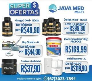 Java Med celebra 1&ordm; m&ecirc;s com novas linhas de fisioterapia e suplementos