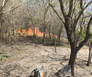 Inc&ecirc;ndio na Serra da Bodoquena pode ter come&ccedil;ado com idosa queimando folhas