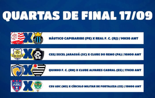 Definidos os confrontos das quartas da Ta&ccedil;a Brasil Sub-14 no Guanandiz&atilde;o