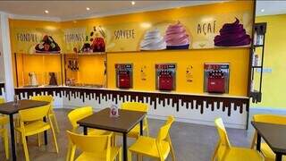 Sorvete direto da máquina, fondue e açaí para montar do seu jeito Sorvete direto da máquina, fondue e açaí para montar do seu jeito