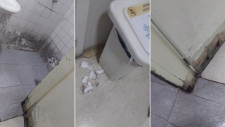 Acompanhantes denunciam falta de higiene na enfermaria da Santa Casa