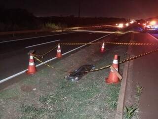 Pedestre &eacute; arremessado a 100 metros ao ser atropelado na BR-163