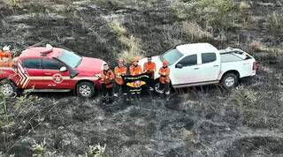 Chuva e combate por terra extinguem focos de inc&ecirc;ndio no Pantanal de Corumb&aacute;