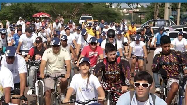 Passeio Cicl&iacute;stico pela Paz une pedalada e sorteio de bicicleta neste domingo