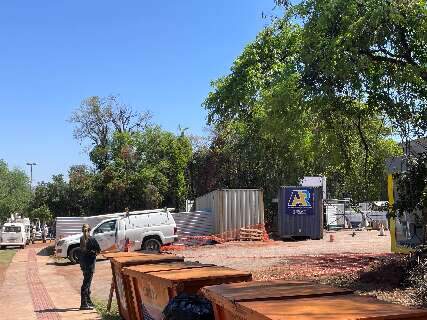 Apag&atilde;o no Parque dos Poderes foi causado por obra e deve terminar nesta tarde