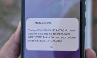Hoje &agrave;s 14h: celulares v&atilde;o disparar alarme em teste de sistema de alertas 