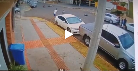 Menino de 7 anos &eacute; atropelado por moto na Avenida Bom Pastor