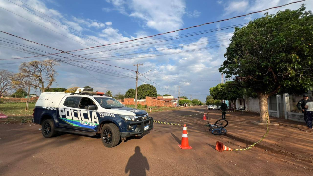 Motociclista dispara v&aacute;rias vezes contra ciclista e foge em Rio Brilhante