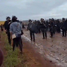 Tens&atilde;o volta &agrave; fazenda, onde Guarani-Kaiow&aacute;s permanecem acampados