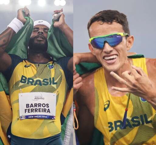 Com p&oacute;dios de atletas de MS, Brasil assume lideran&ccedil;a no Mundial Paral&iacute;mpico