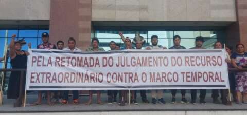 Ind&iacute;genas de MS e do Sul cobram fim do marco temporal em Bras&iacute;lia