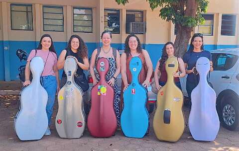 Turn&ecirc; de mulheres no violoncelo come&ccedil;a nesta quarta no interior de MS