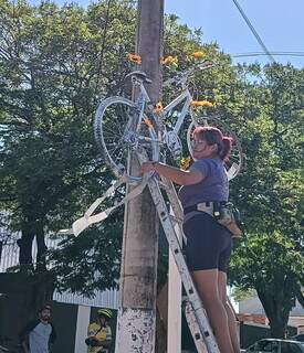 Edivaldo morreu atropelado e foi eternizado por amigos do pedal