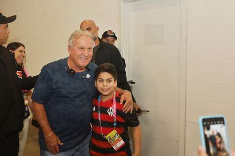 Sonho de menino: aos 9 anos, Marco Ant&ocirc;nio conhece Zico em Campo Grande