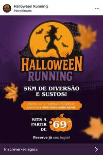 Mulher cai em golpe da corrida de Halloween em Campo Grande