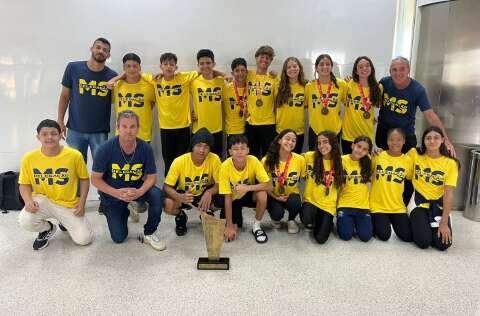 Delega&ccedil;&atilde;o de MS embarca para os Jogos Escolares em Uberl&acirc;ndia