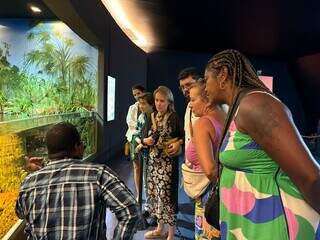 Atrizes &#039;globais&#039; conhecem o Bioparque em visita a MS