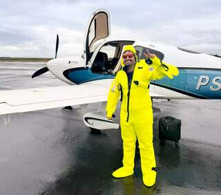 M&aacute;rio vai decolar de Campo Grande e dar volta ao mundo de monomotor
