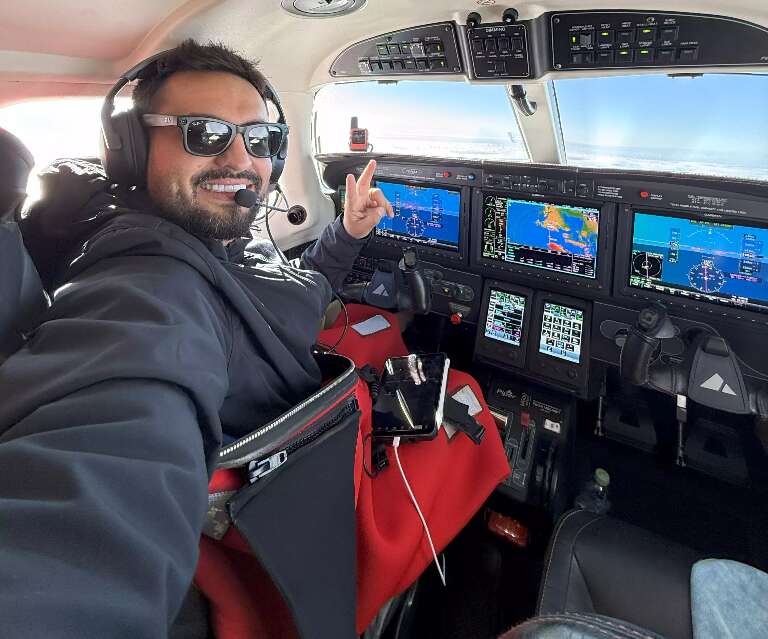 Mário vai decolar de Campo Grande e dar volta ao mundo de monomotor