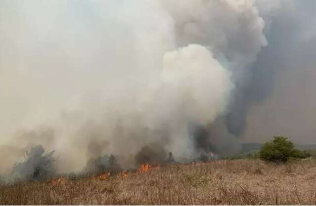 Fogo na Serra do Amolar ter&aacute; refor&ccedil;o de brigadistas pela Bol&iacute;via