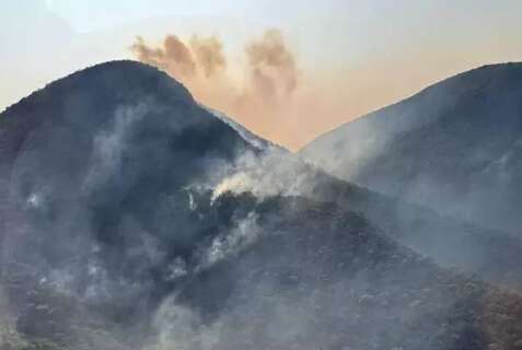 &Aacute;rea queimada na Serra do Amolar cresce 60% em um dia 