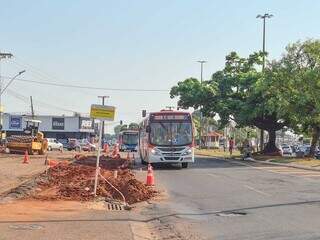 Come&ccedil;am obras para ligar terminais Bandeirantes e Aero Rancho