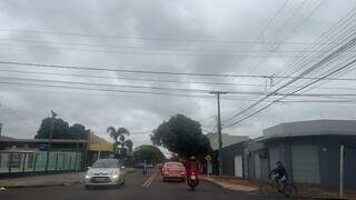 Tempo segue inst&aacute;vel em MS, com chuva e queda de temperatura